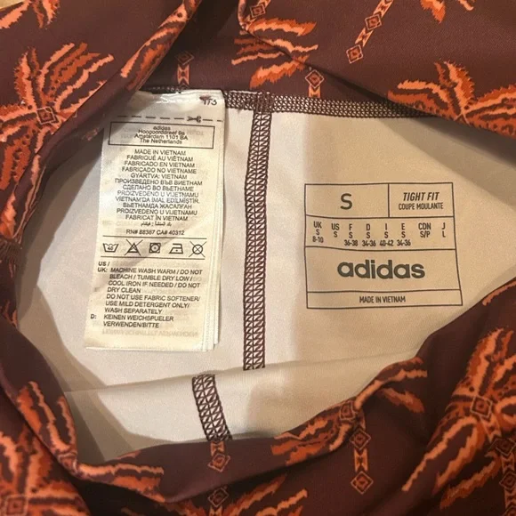 Adidas X Farm Rio Palm Tree Print Leggings - Picture 3 of 4